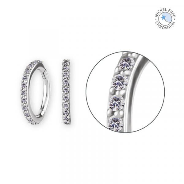 CoCr NF HINGED OVAL ROOK CLICKER SET W. PREMIUM ZIRCONIA