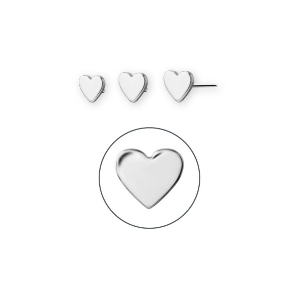 TITANIUM THREADLESS ATTACHMENT (HEART)