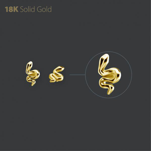 18K GOLD SNAKE MICRO ATTACHMENT