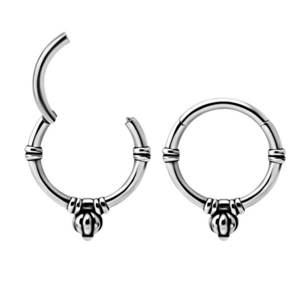 SS316L ETHNIC HINGED CLICKERS