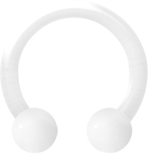 BIOPLAST CIRCULAR BARBELLS W. UV BALLS