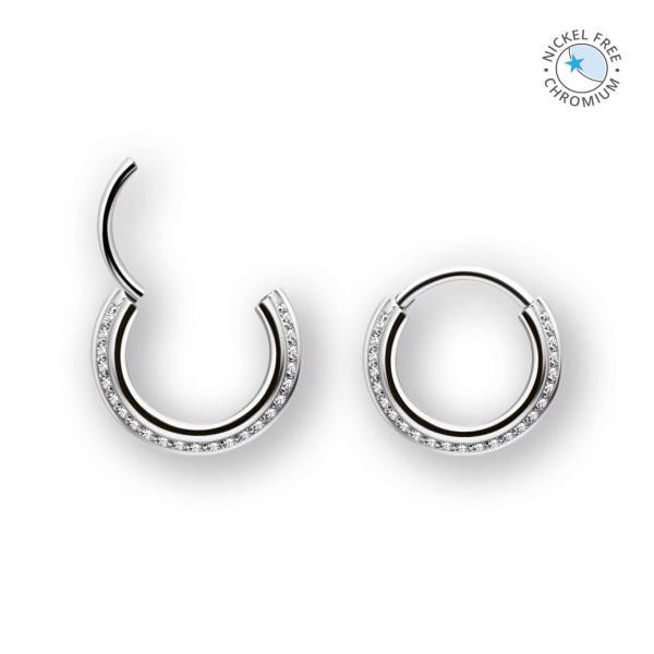 CoCr NF TRIPLE SLANTED HINGED RING SET W. PREMIUM ZIRCONIA