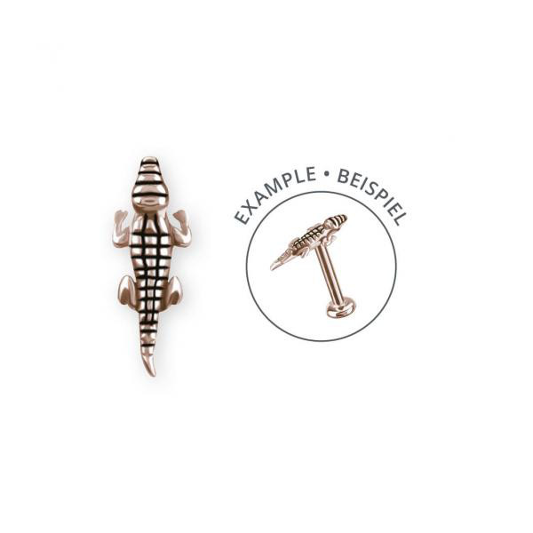 ROSE GOLD PVD SS316L INTERNAL MICRO ATTACHMENT (CROCODILE)