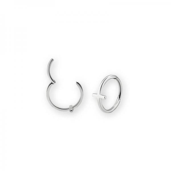 SS316L CLICKER RING (CROSS)