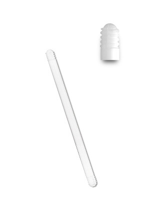 BIOPLAST BARBELL PIN WITH MOLDED THREADS