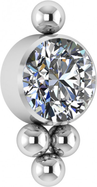 TITANIUM CLUSTER INTERNAL MICRO ATTACHMENT SET W. PREMIUM ZIRCONIA