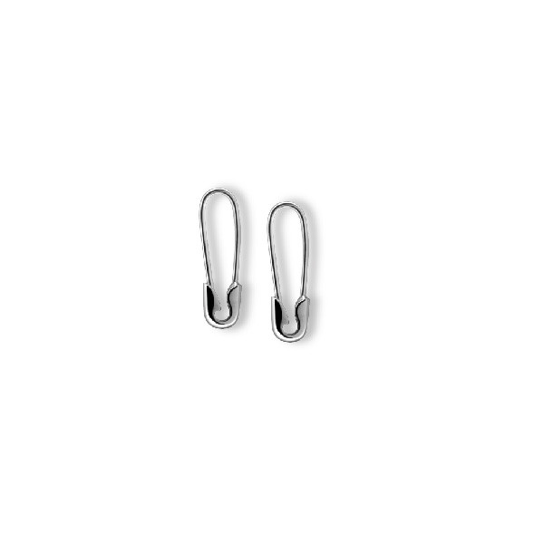 SS316L MINI SAFETY PIN EARRINGS (PAIR)