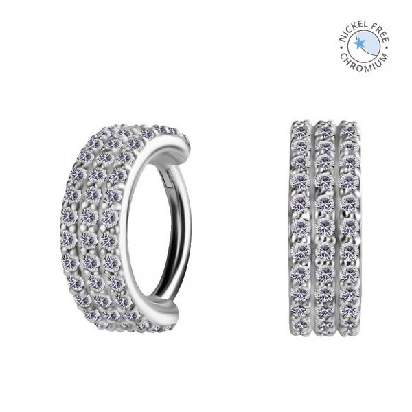 CoCr NF HINGED SEGMENT RING SET W. PREMIUM ZIRCONIA