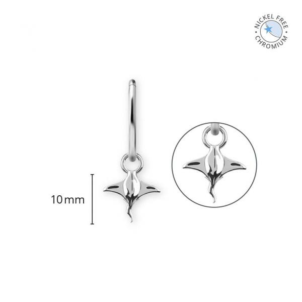 CoCr NF STINGRAY CHARMS FOR HINGED RINGS