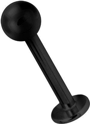 BLACK PVD TITANIUM LABRETS