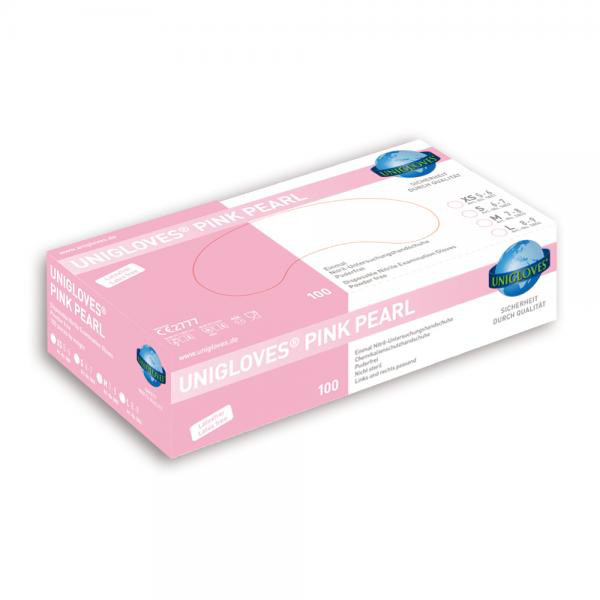 PINK NITRILE DISPOSABLE GLOVE