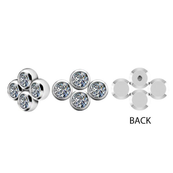 TITANIUM CLUSTER INTERNAL MICRO ATTACHMENT SET W. PREMIUM ZIRCONIA