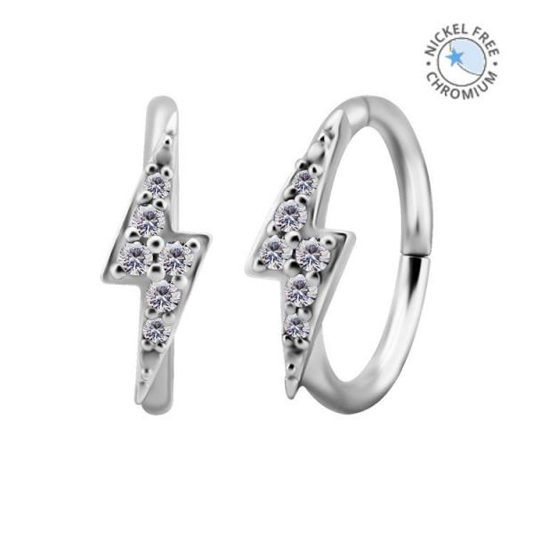 CoCr NF HINGED SEGMENT RING FLASH SET W. PREMIUM ZIRCONIA