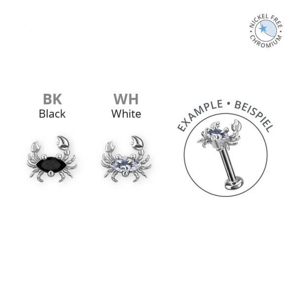 CoCr NF THREADLESS CRAB ATTACHMENT SET W. PREMIUM ZIRCONIA