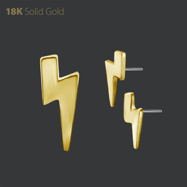 18K GOLD THREADLESS FLASH ATTACHMENT