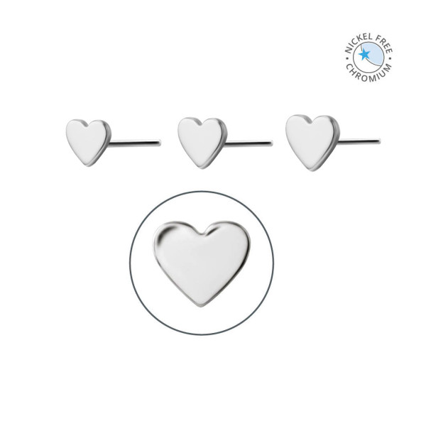 CoCr PVD TITANIUM THREADLESS ATTACHMENT (HEART)