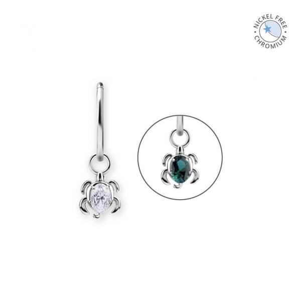 CoCr NF TURTLE CHARMS SET W. PREMIUM NANO GEMS