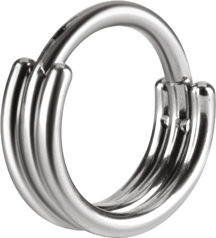 TITANIUM HINGED RING (3 RINGS)