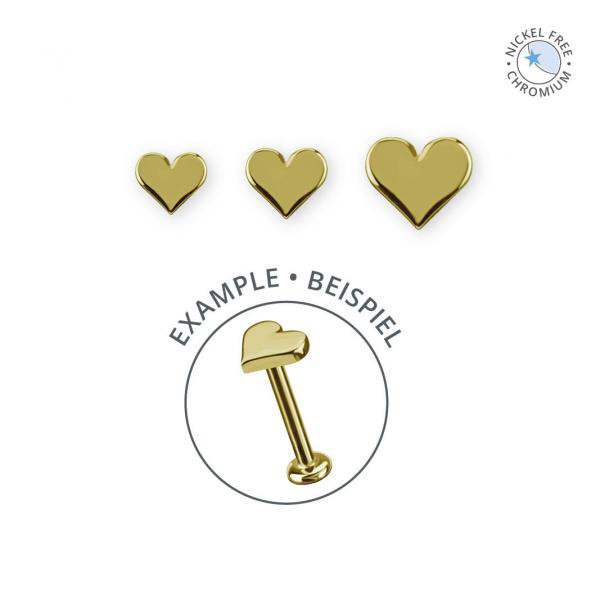 18K GOLD PVD CoCr NF INTERNAL MICRO HEART ATTACHMENT