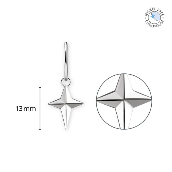 CoCr NF CLICKER CHARMS (CROSS STAR)