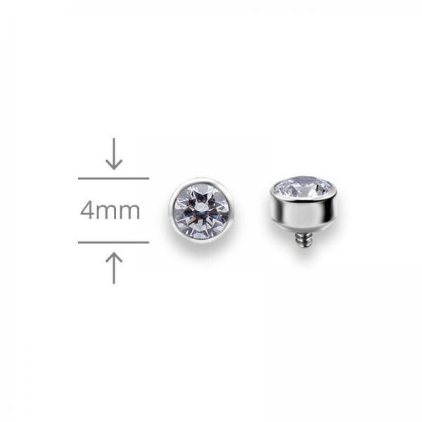 TITANIUM INTERNAL DISC FOR INT. THREADED BANANA SET W. PREMIUM ZIRCONIA