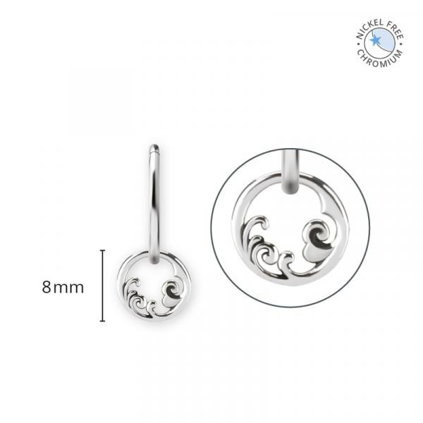 CoCr NF CHARMS FOR HINGED RINGS