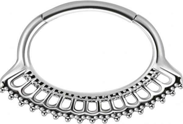 SS316L HINGED SEPTUM AND DAITH CLICKER