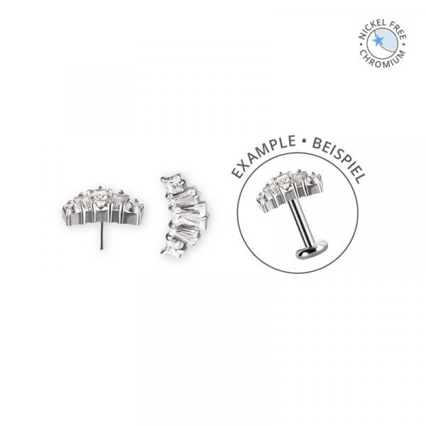 CoCr NF THREADLESS TAPPER FAN ATTACHMENT SET W. PREMIUM ZIRCONIA