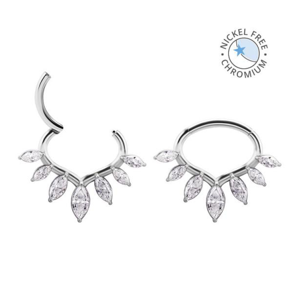 CoCr NF SEPTUM/DAITH CLICKER SET W. PREMIUM ZIRCONIA