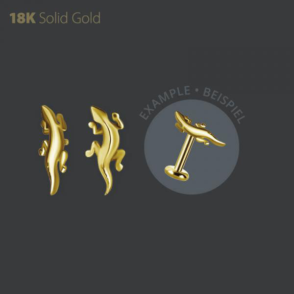 18K GOLD CROCODILE MICRO ATTACHMENT