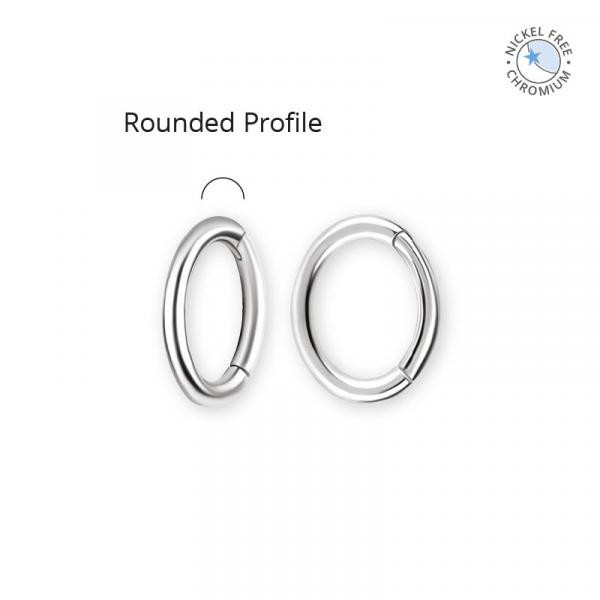 CoCr NF HINGED OVAL ROOK CLICKER (ROUND PROFILE)