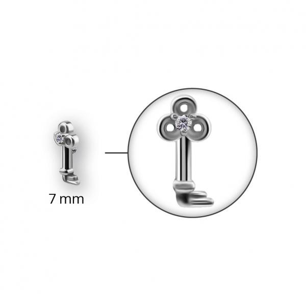 SS316L MICRO KEY ATTACHMENT SET W. PREMIUM ZIRCONIA