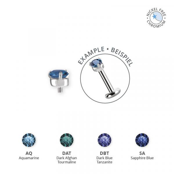 CoCr NF INTERNAL 3 PRONG MICRO ATTACHMENT SET W. PREMIUM NANO GEMS