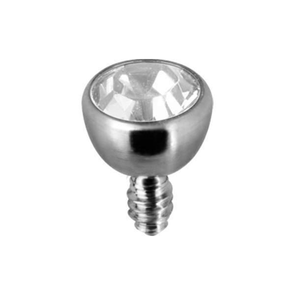 SS316L JEWELLED BALL FOR INTERNAL MICRO LABRET