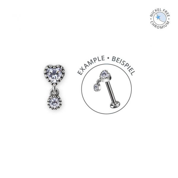 CoCr NF THREADLESS ATTACHMENT SET W. PREMIUM ZIRCONIA