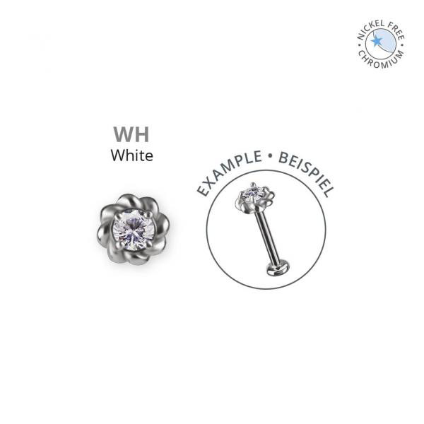 CoCr NF THREADLESS FLOWER ATTACHMENT SET W. PREMIUM ZIRCONIA