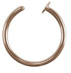 ROSE GOLD PVD SS316L OPEN NOSERING