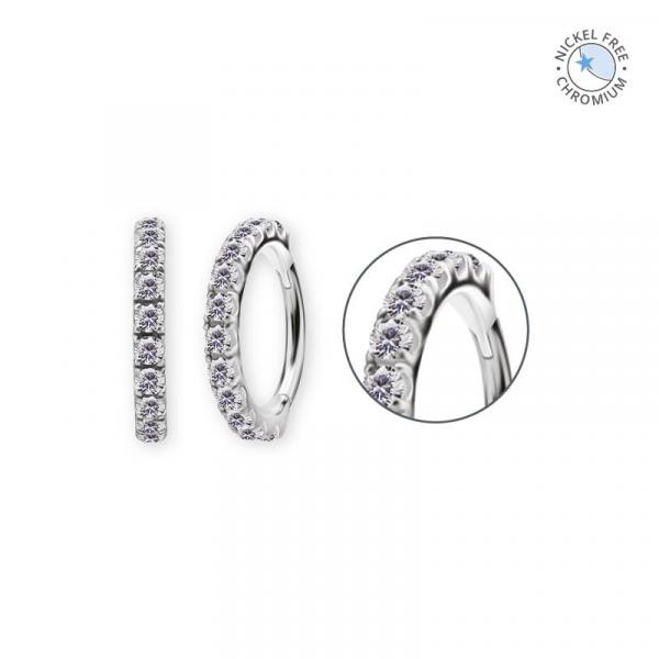CoCr NF HINGED SEGMENT RING SET W. PREMIUM ZIRCONIA