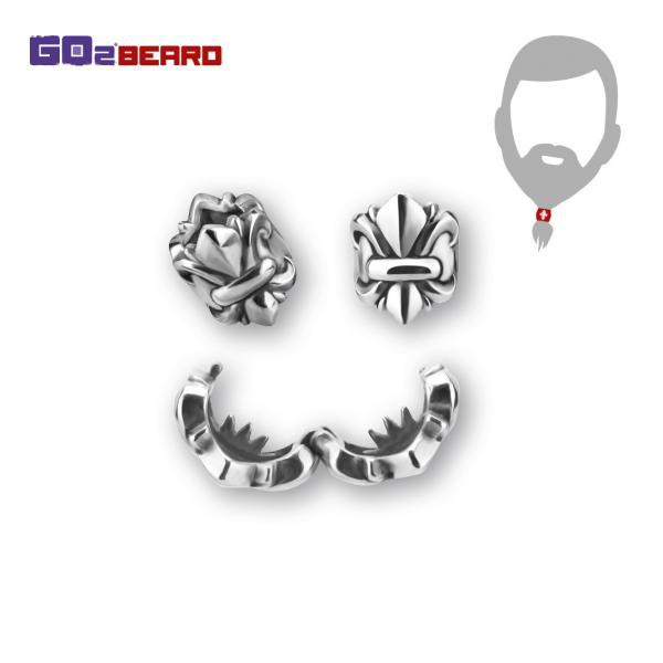SS316L BEARD BEADS