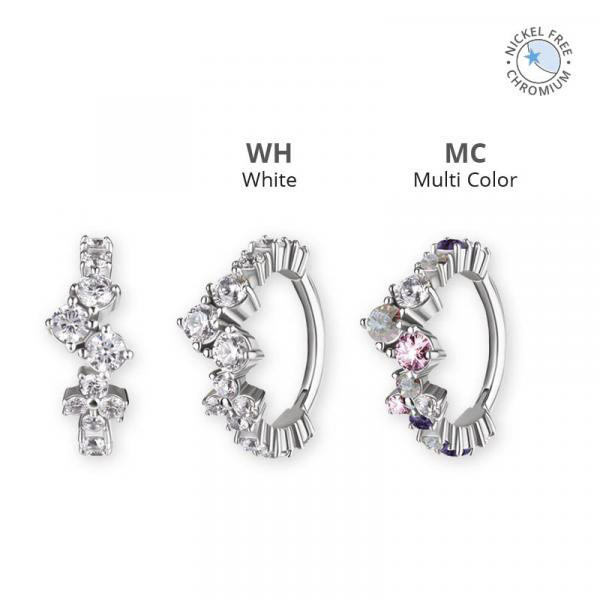 CoCr NF HINGED SEGMENT RING SET W. PREMIUM ZIRCONIA