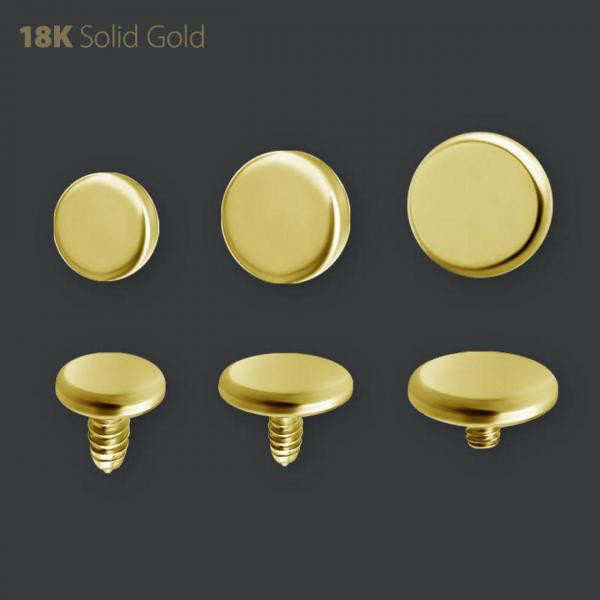 18K GOLD INTERNAL DISC MICRO ATTACHMENT