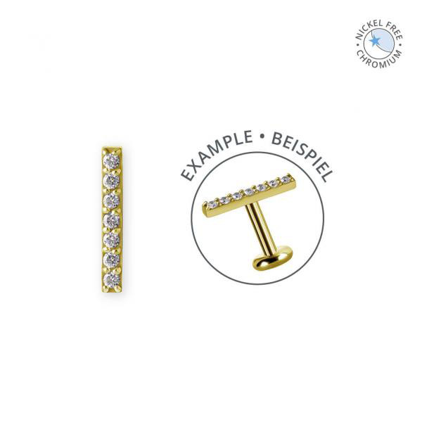 18K GOLD PVD CoCr NF INTERNAL MICRO ATTACHMENT SET W. PREMIUM ZIRCONIA