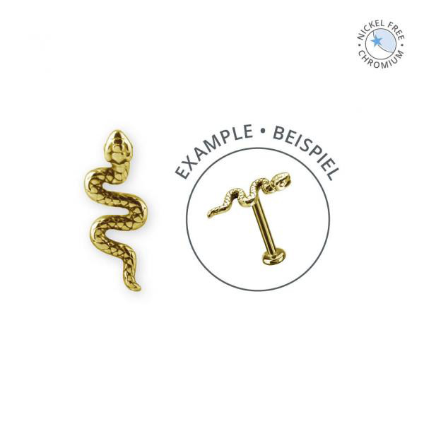 18K GOLD PVD CoCr NF INTERNAL MICRO SNAKE ATTACHMENT