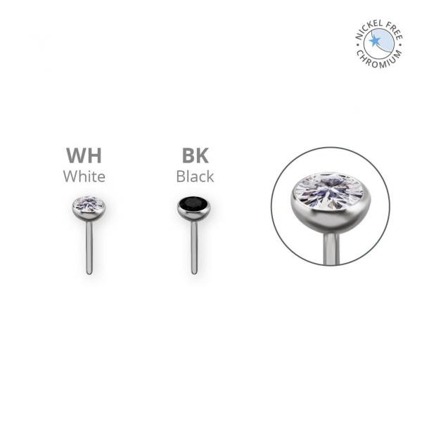 CoCr PVD TITANIUM THREADLESS BALL SET W. PREMIUM ZIRCONIA