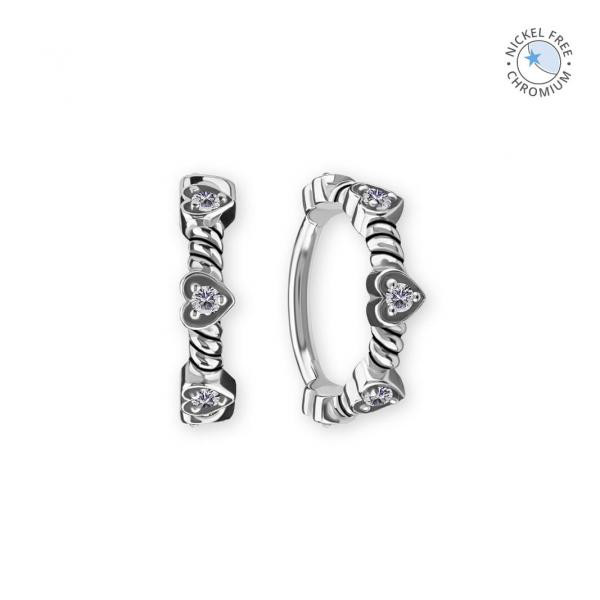CoCr NF HINGED SEGMENT RING SET W. PREMIUM ZIRCONIA