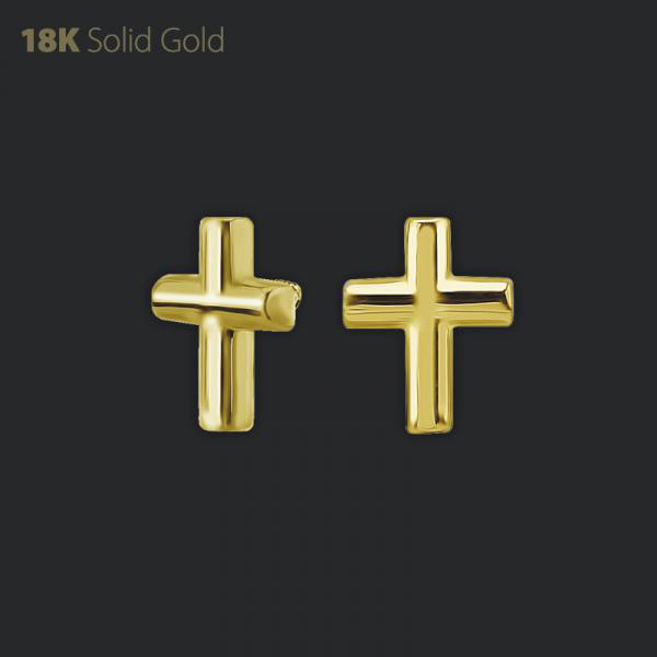 18K GOLD CROSS MICRO ATTACHMENT