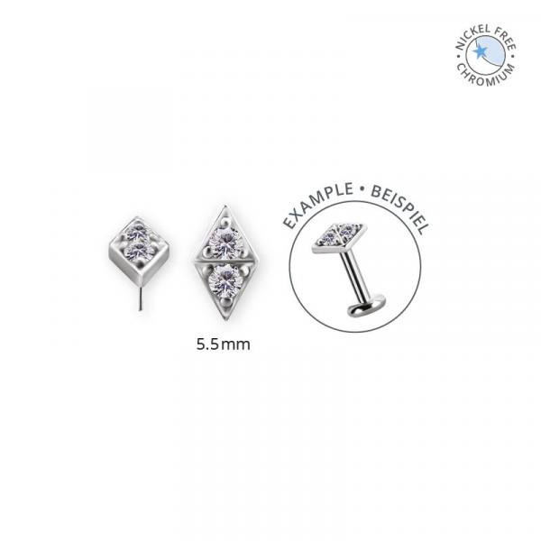 CoCr NF THREADLESS KITE ATTACHMENT SET W. PREMIUM ZIRCONIA