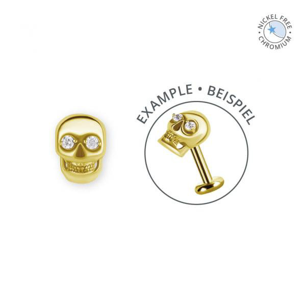 18K GOLD PVD CoCr NF INTERNAL MICRO ATTACHMENT SET W. PREMIUM ZIRCONIA