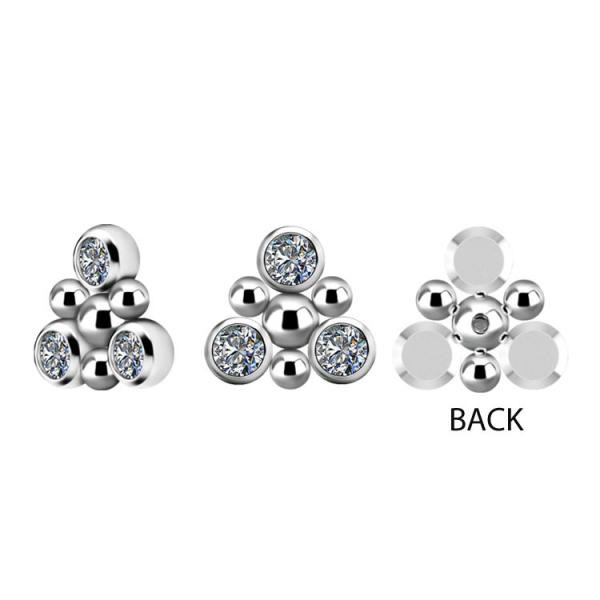 TITANIUM CLUSTER INTERNAL MICRO ATTACHMENT SET W. PREMIUM ZIRCONIA