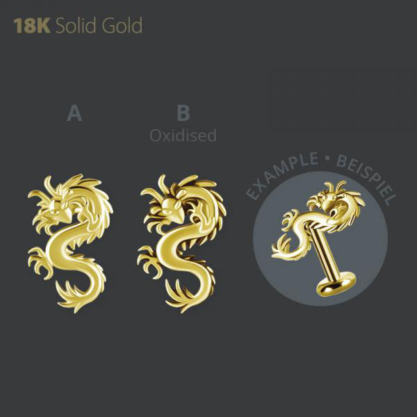 18K GOLD INTERNAL DRAGON MICRO ATTACHMENT